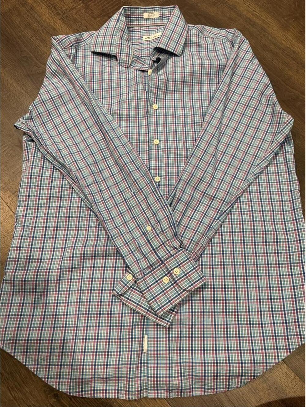 Peter Millar Men's Multi and Blue Shirt